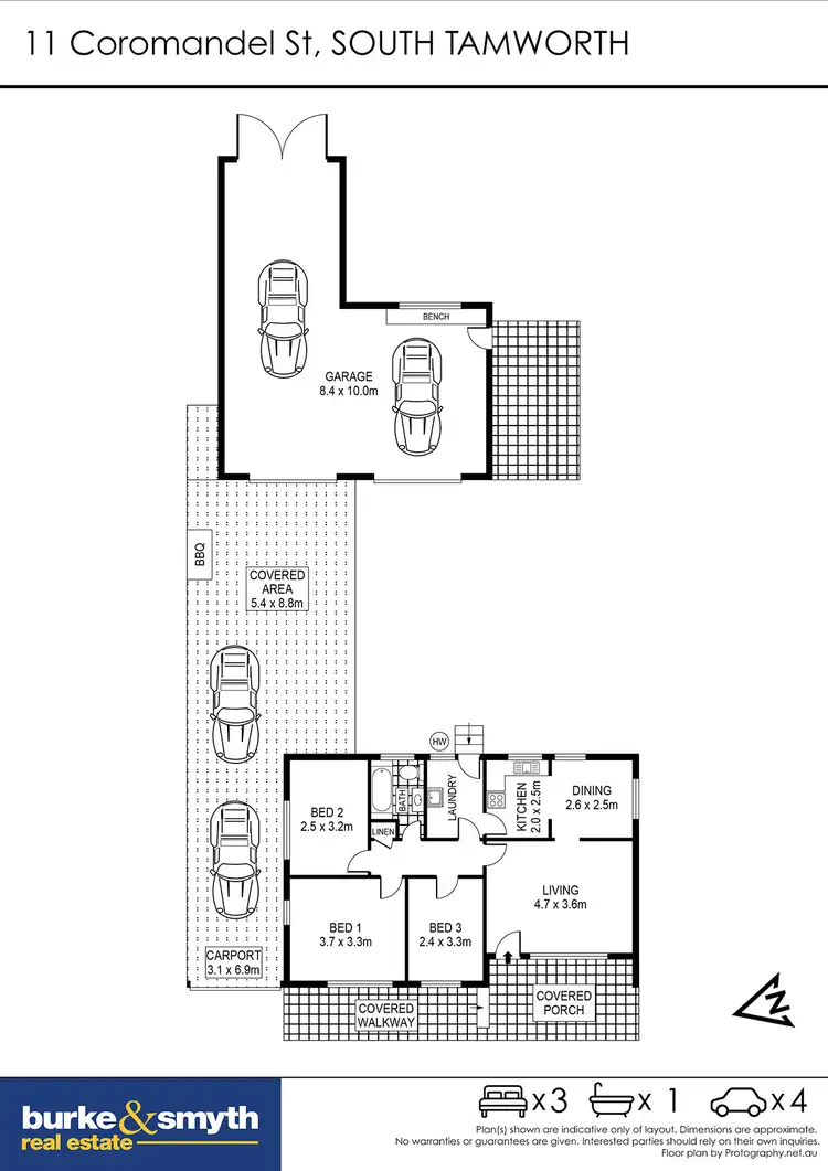 Floorplan of Homely house listing, 11 Coromandel Street, Tamworth NSW 2340