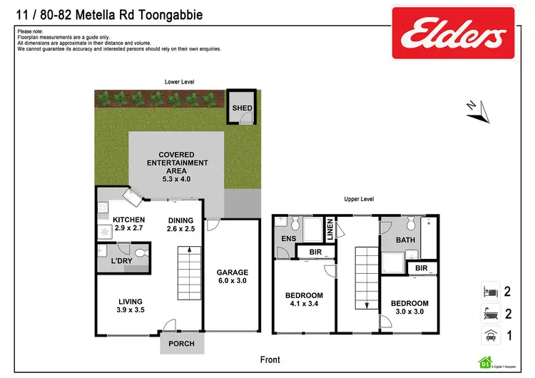 Floorplan of Homely townhouse listing, 11/80-82 Metella Road, Toongabbie NSW 2146