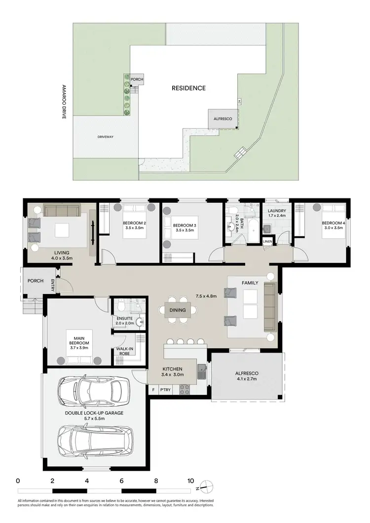 Floorplan of Homely house listing, 7 Amaroo Drive, Narrawallee NSW 2539