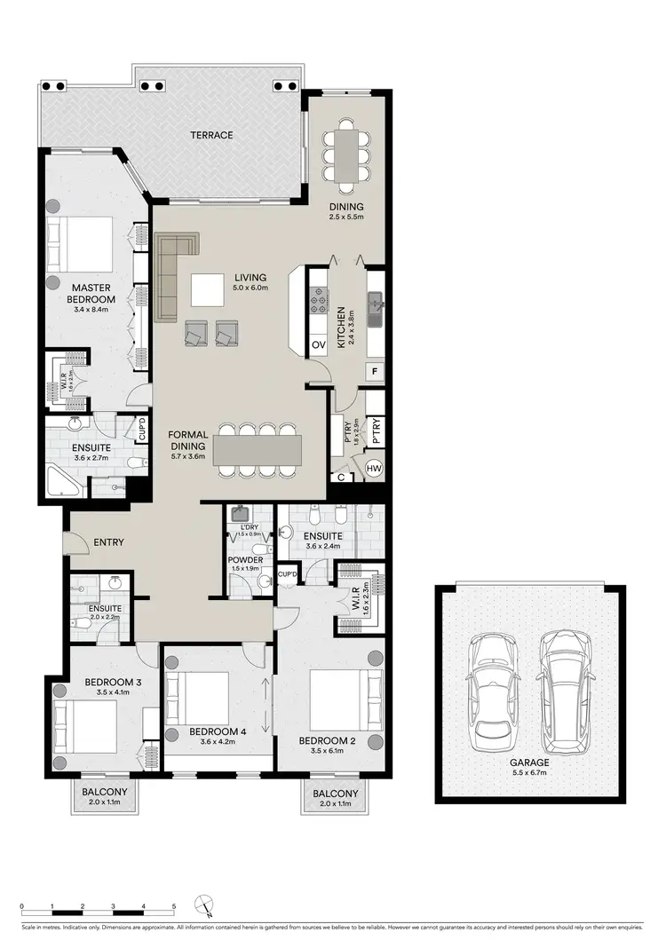 Floorplan of Homely apartment listing, 503/1 Kirribilli Avenue, Kirribilli NSW 2061