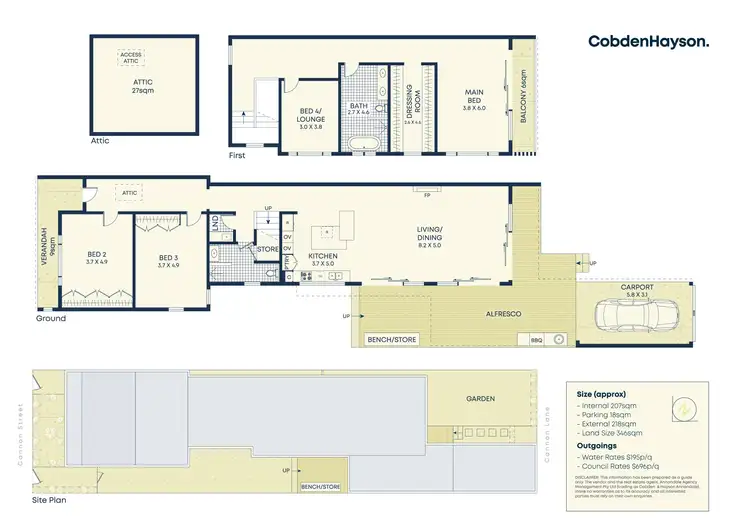 Floorplan of Homely house listing, 38 Cannon Street, Stanmore NSW 2048