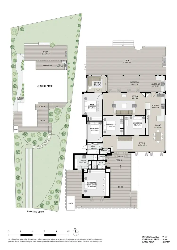 Floorplan of Homely house listing, 47 Lakeside Drive, Macmasters Beach NSW 2251