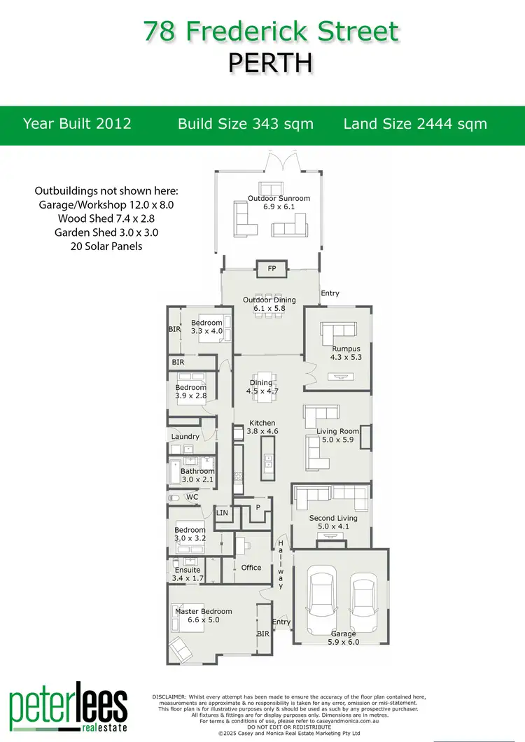Floorplan of Homely house listing, 78 Frederick Street, Perth TAS 7300