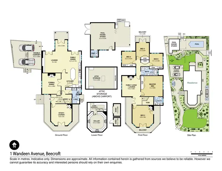 Floorplan of Homely house listing, 1 Wandeen Avenue, Beecroft NSW 2119