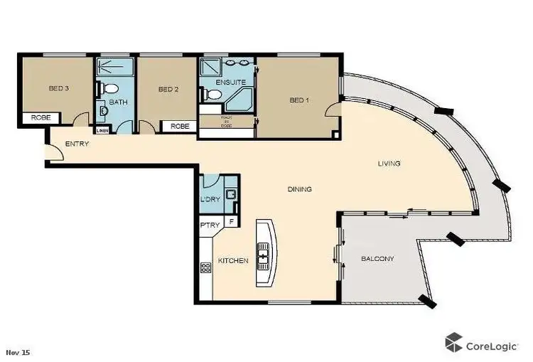 Floorplan of Homely apartment listing, 25/4 Myilly Terrace, Larrakeyah NT 820