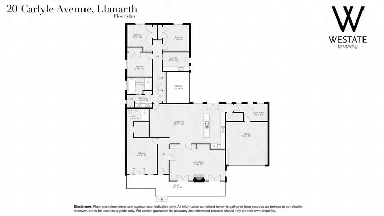Floorplan of Homely house listing, 20 Carlyle Avenue, Llanarth NSW 2795
