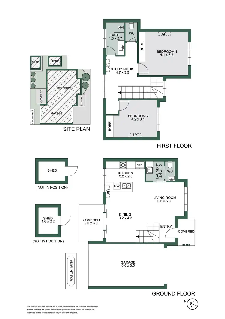 Floorplan of Homely townhouse listing, 2/35 Williams Street, Dromana VIC 3936