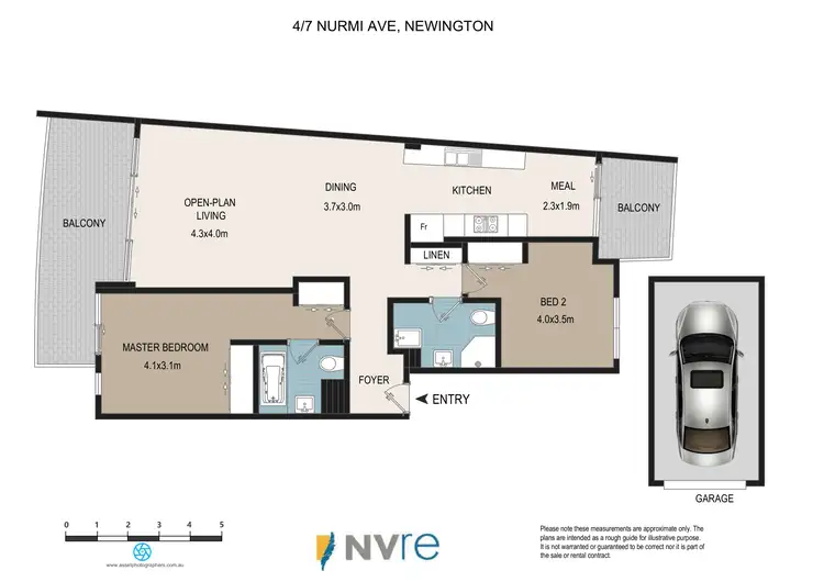 Floorplan of Homely apartment listing, 4/7 Nurmi Avenue, Newington NSW 2127