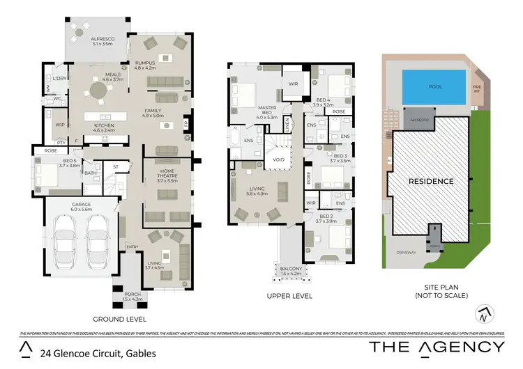 Floorplan of Homely house listing, 24 Glencoe Circuit (Gables), Box Hill NSW 2765