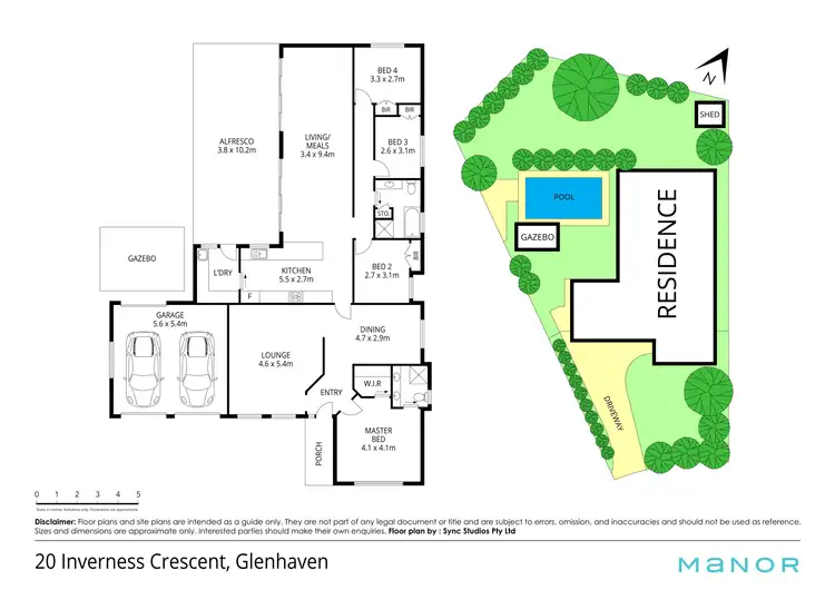 Floorplan of Homely house listing, 20 Inverness Crescent, Glenhaven NSW 2156
