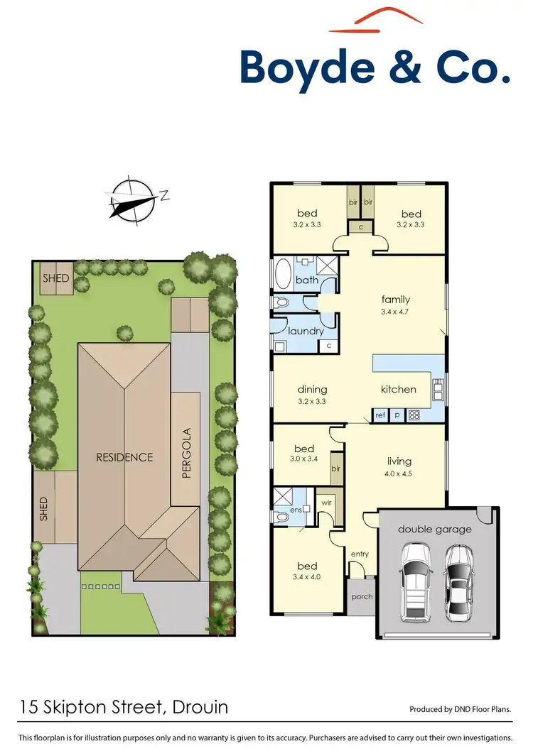 Floorplan of Homely house listing, 15 Skipton Street, Drouin VIC 3818