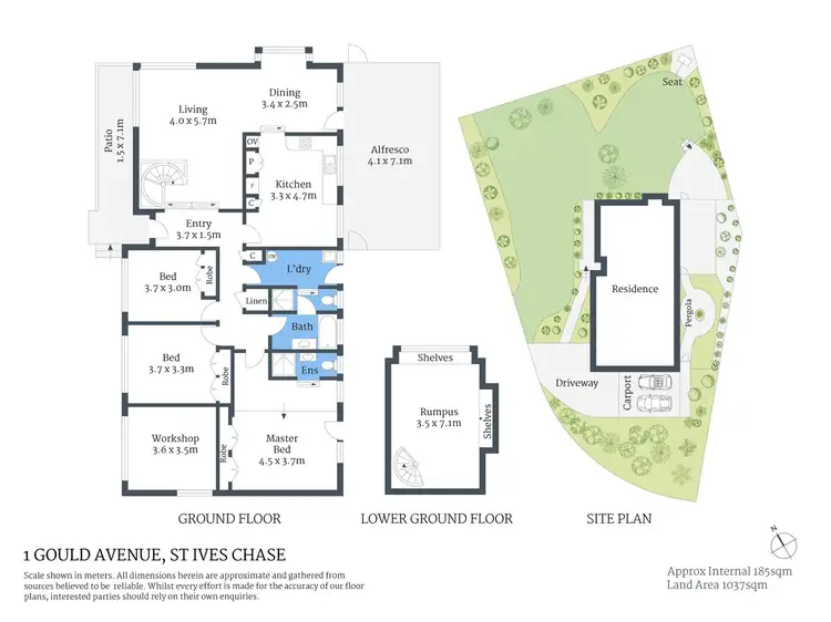 Floorplan of Homely house listing, 1 Gould Avenue, St Ives NSW 2075