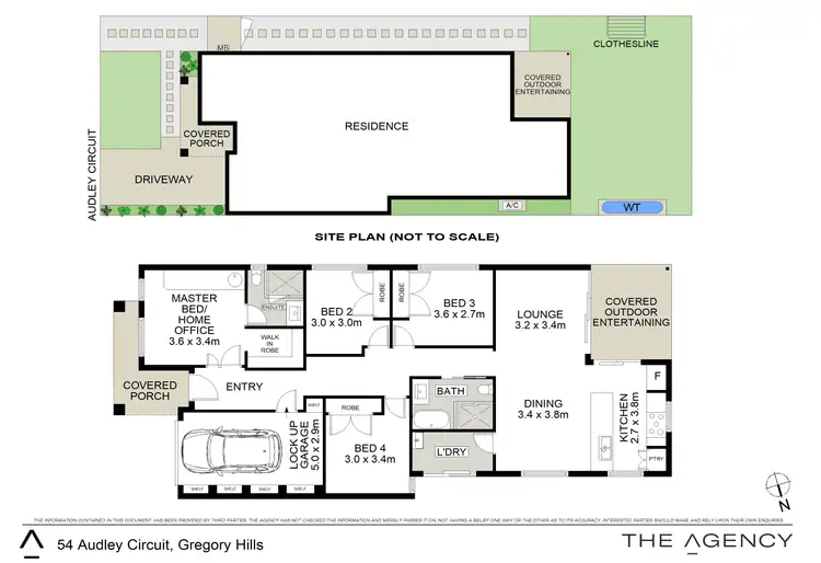 Floorplan of Homely house listing, 54 Audley Circuit, Gregory Hills NSW 2557