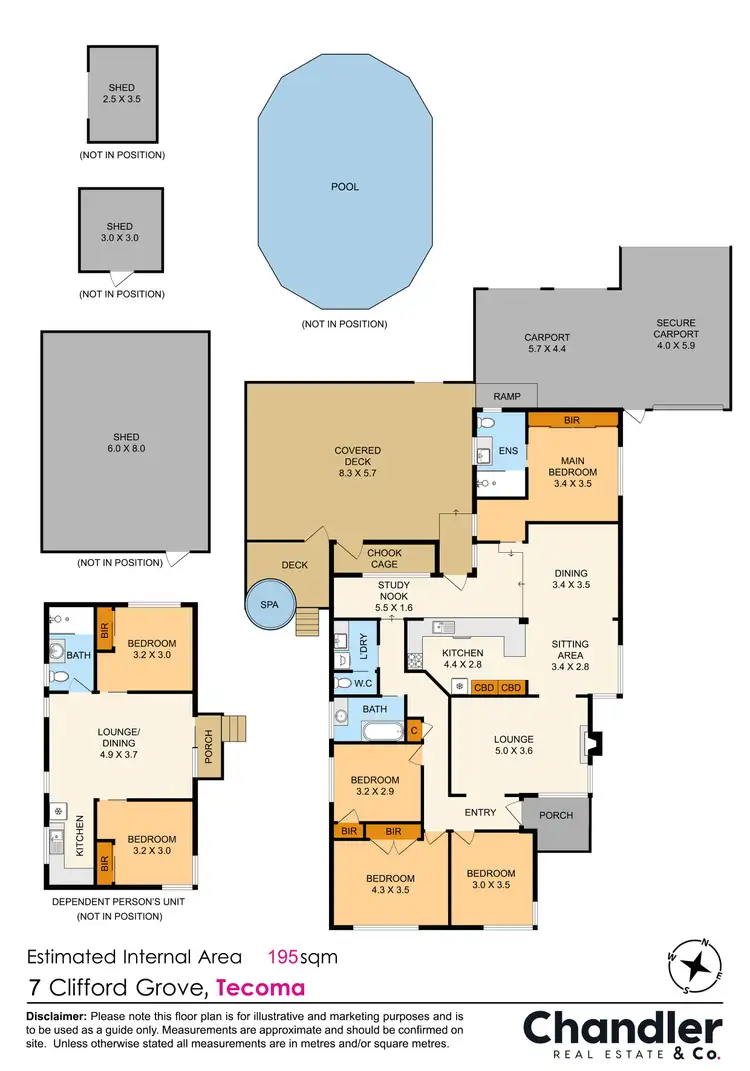 Floorplan of Homely house listing, 7 Clifford Grove, Tecoma VIC 3160