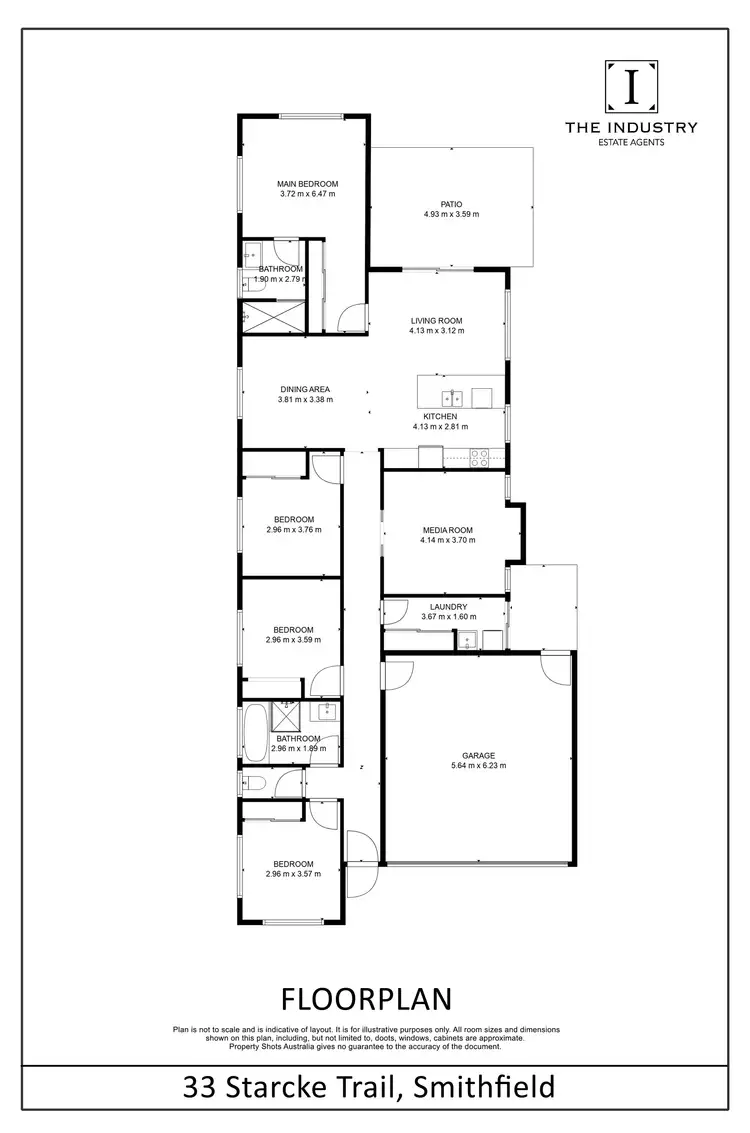 Floorplan of Homely house listing, 33 Starcke Trail, Smithfield QLD 4878