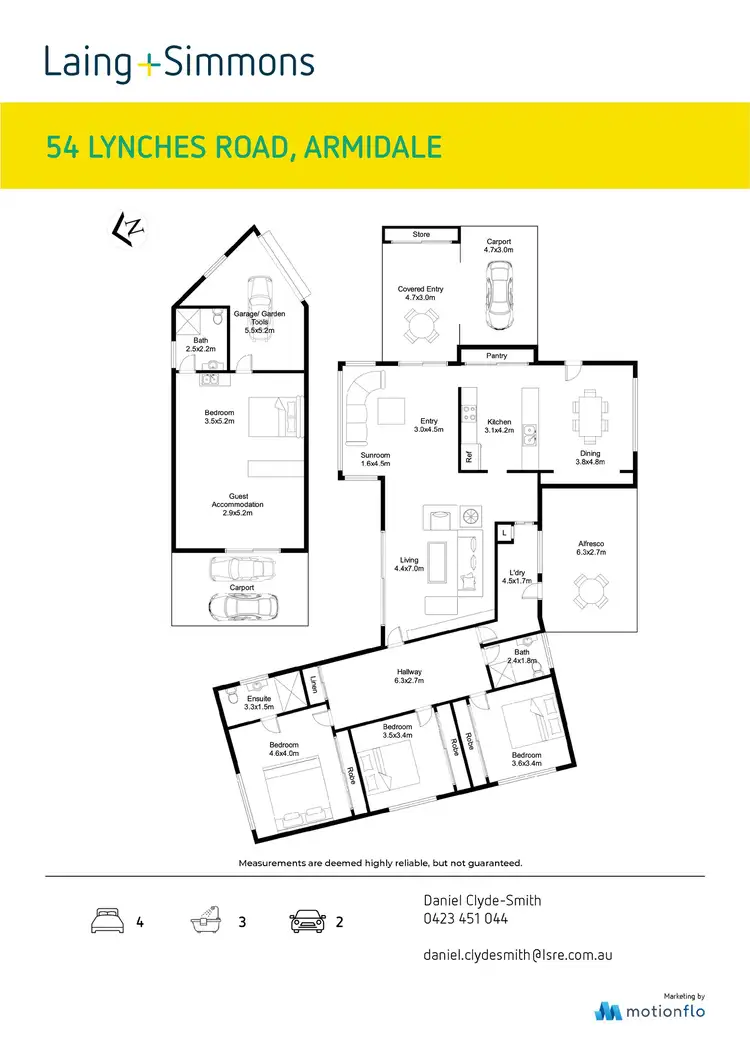 Floorplan of Homely house listing, 54 Lynches Road, Armidale NSW 2350