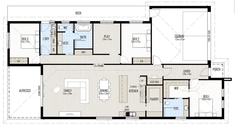 Floorplan of Homely house listing, 236i Callaway Court, Loxton SA 5333