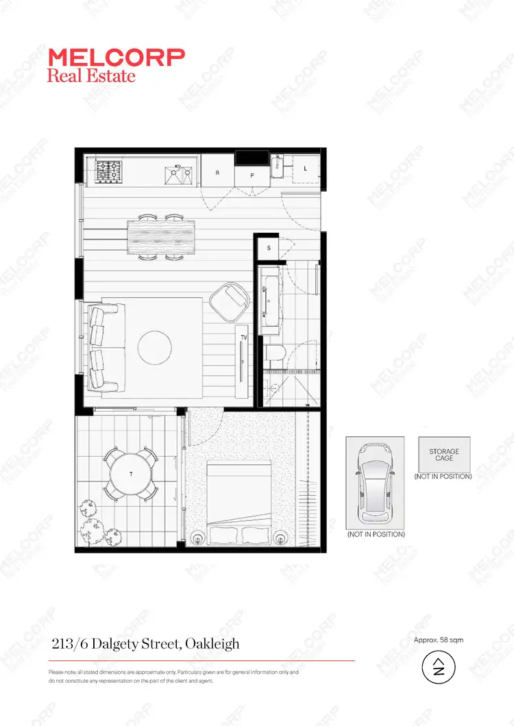Floorplan of Homely apartment listing, 213/6 Dalgety Street, Oakleigh VIC 3166