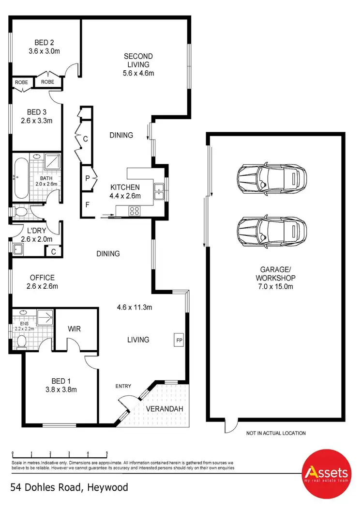 Floorplan of Homely rural property listing, 54 Dohles Road, Heywood VIC 3304