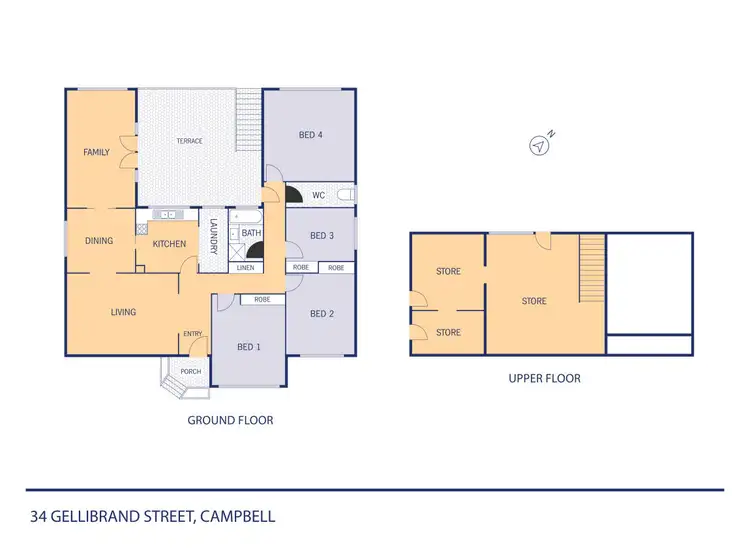Floorplan of Homely house listing, 34 Gellibrand Street, Campbell ACT 2612