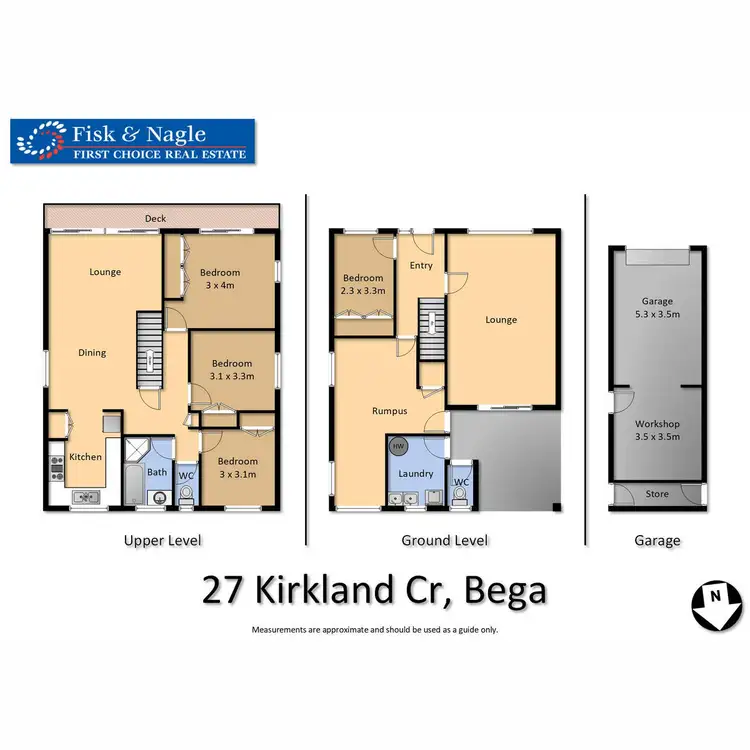 Floorplan of Homely house listing, 27 Kirkland Crescent, Bega NSW 2550