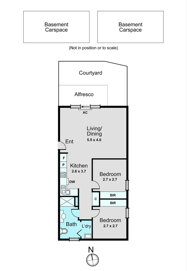Floorplan of Homely apartment listing, 9/82-86 Atherton Road, Oakleigh VIC 3166