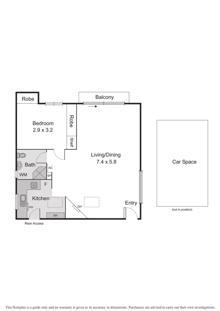 Floorplan of Homely apartment listing, 3/12 Vale Street, St Kilda VIC 3182