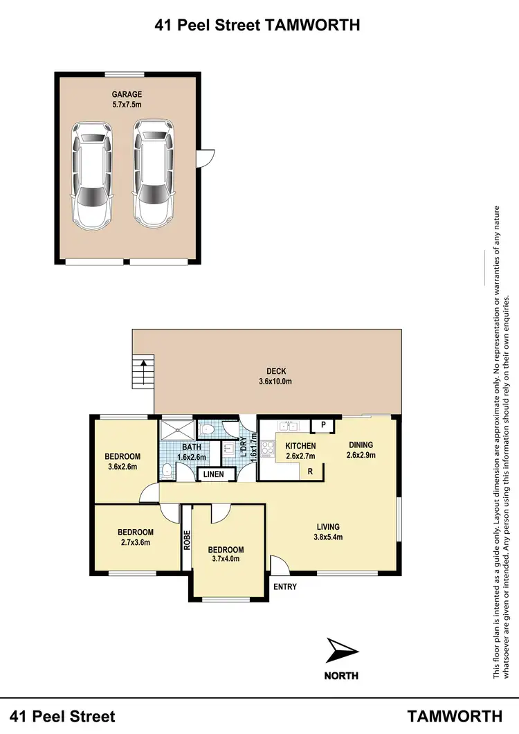 Floorplan of Homely house listing, 41 Peel Street, Tamworth NSW 2340