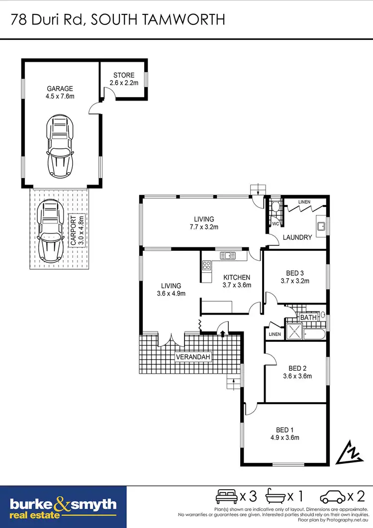 Floorplan of Homely house listing, 78 Duri Road, Tamworth NSW 2340