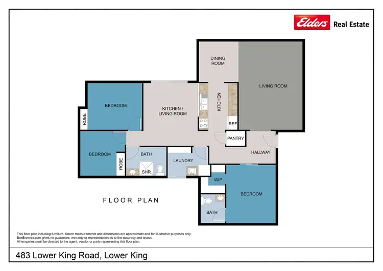 Floorplan of Homely house listing, 483 Lower King Road, Lower King WA 6330