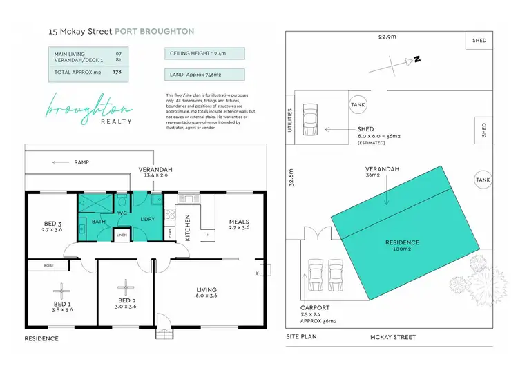 Floorplan of Homely house listing, 15 McKay Street, Port Broughton SA 5522
