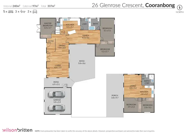 Floorplan of Homely house listing, 26 Glenrose Crescent, Cooranbong NSW 2265