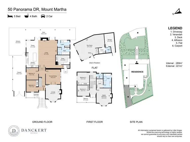 Floorplan of Homely house listing, 50 Panorama Drive, Mount Martha VIC 3934