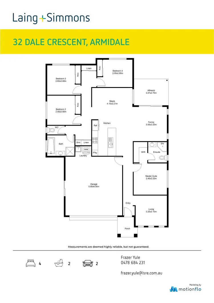 Floorplan of Homely house listing, 32 Dale Crescent, Armidale NSW 2350