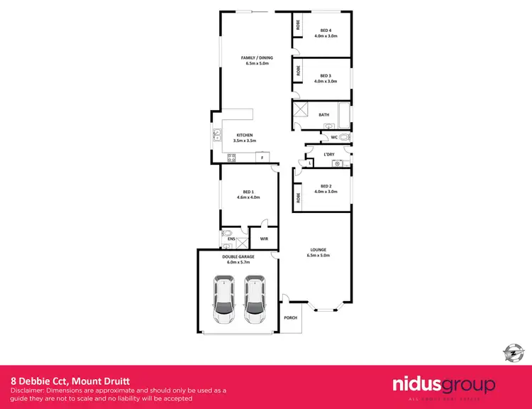 Floorplan of Homely house listing, 8 Debbie Circuit, Mount Druitt NSW 2770