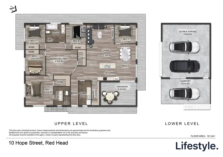 Floorplan of Homely house listing, 10 Hope Street, Red Head NSW 2430