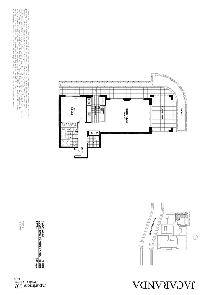 Floorplan of Homely apartment listing, 103/10 Peninsula Drive, Breakfast Point NSW 2137