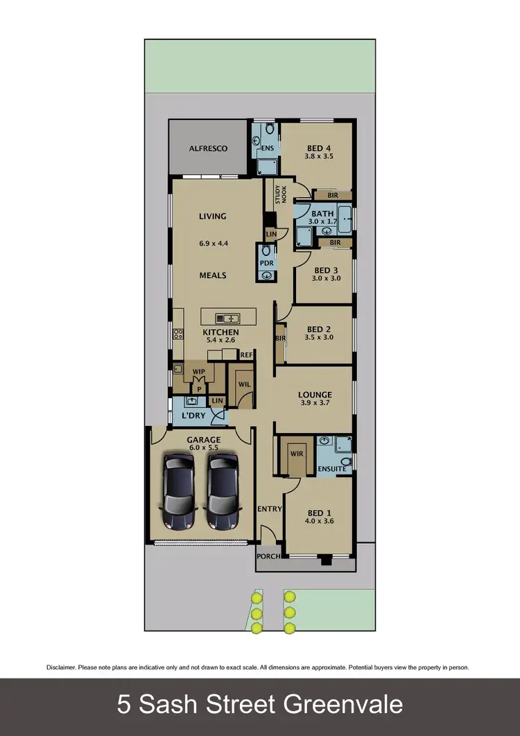 Floorplan of Homely house listing, 5 Sash Street, Greenvale VIC 3059
