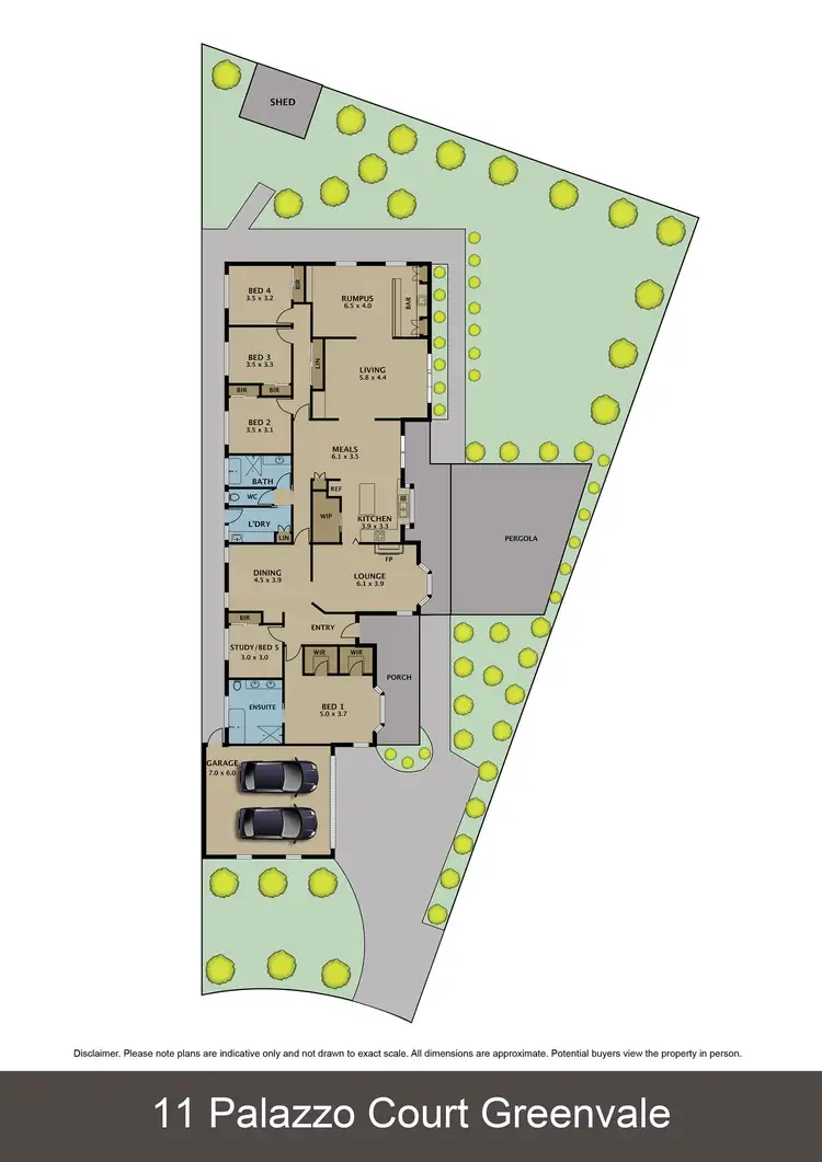 Floorplan of Homely house listing, 11 Palazzo Court, Greenvale VIC 3059