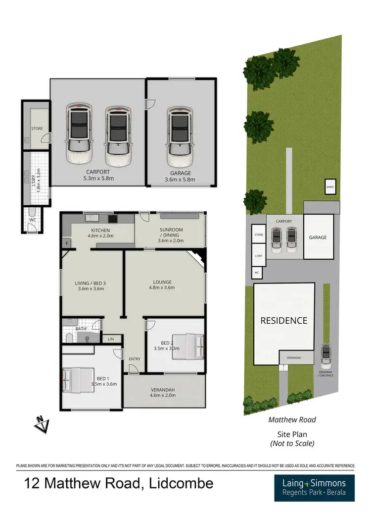 Floorplan of Homely house listing, 12 Matthew Road, Lidcombe NSW 2141