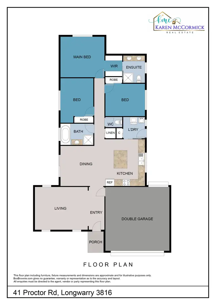Floorplan of Homely house listing, 41 Proctor Road, Longwarry VIC 3816