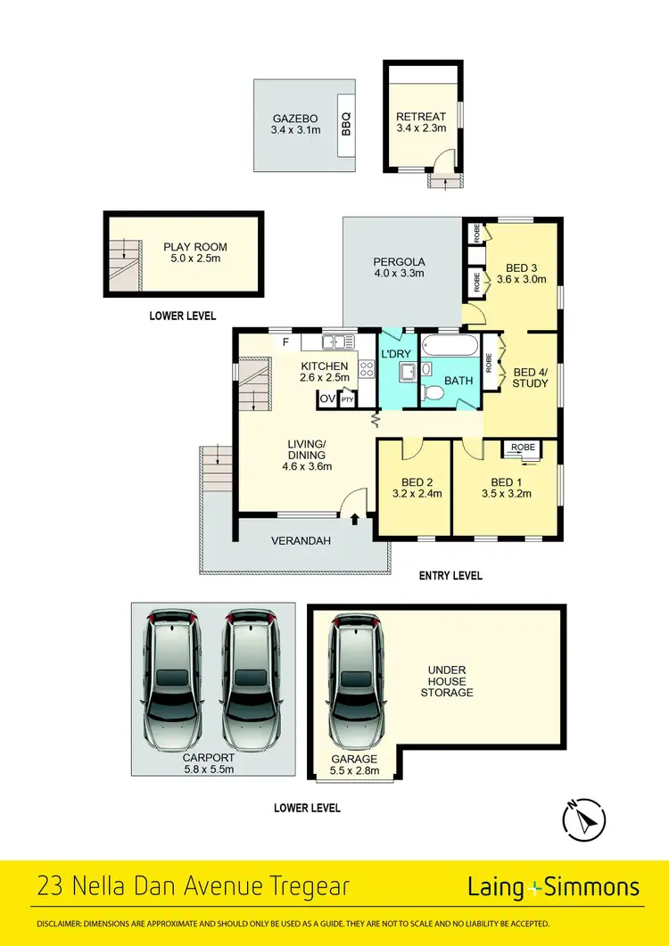 Floorplan of Homely house listing, 23 Nella Dan Avenue, Tregear NSW 2770