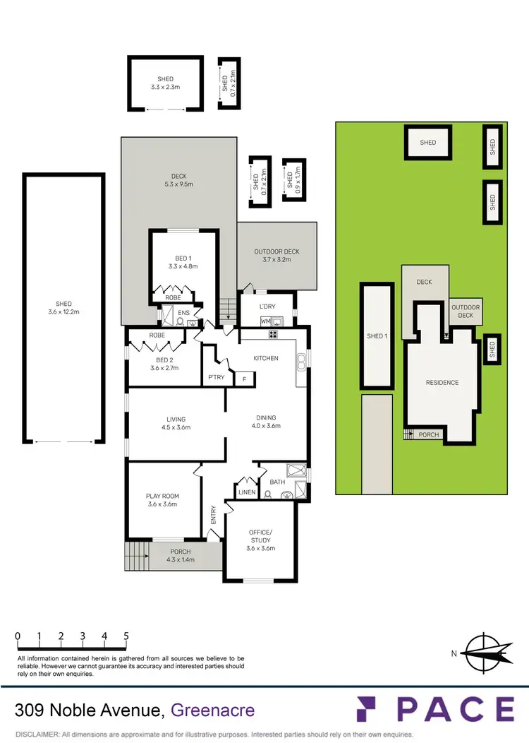 Floorplan of Homely house listing, 309 Noble Avenue, Greenacre NSW 2190