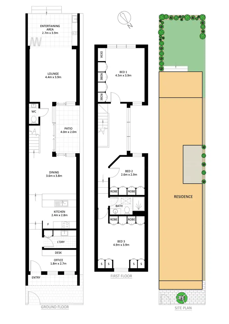 Floorplan of Homely house listing, 40 Barden Street, Tempe NSW 2044