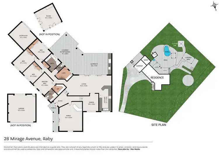 Floorplan of Homely house listing, 28 Mirage Avenue, Raby NSW 2566