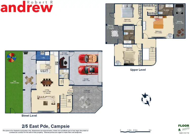 Floorplan of Homely townhouse listing, 2/5 East Parade, Campsie NSW 2194