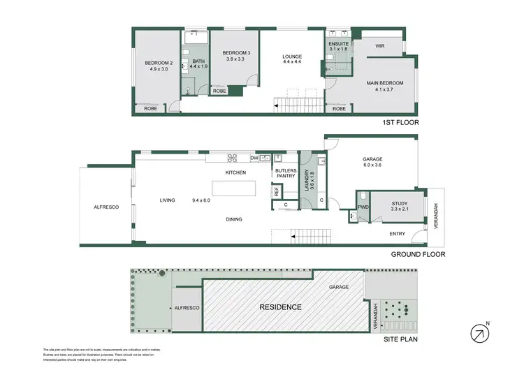Floorplan of Homely townhouse listing, 10A Iluka Avenue, Aspendale VIC 3195