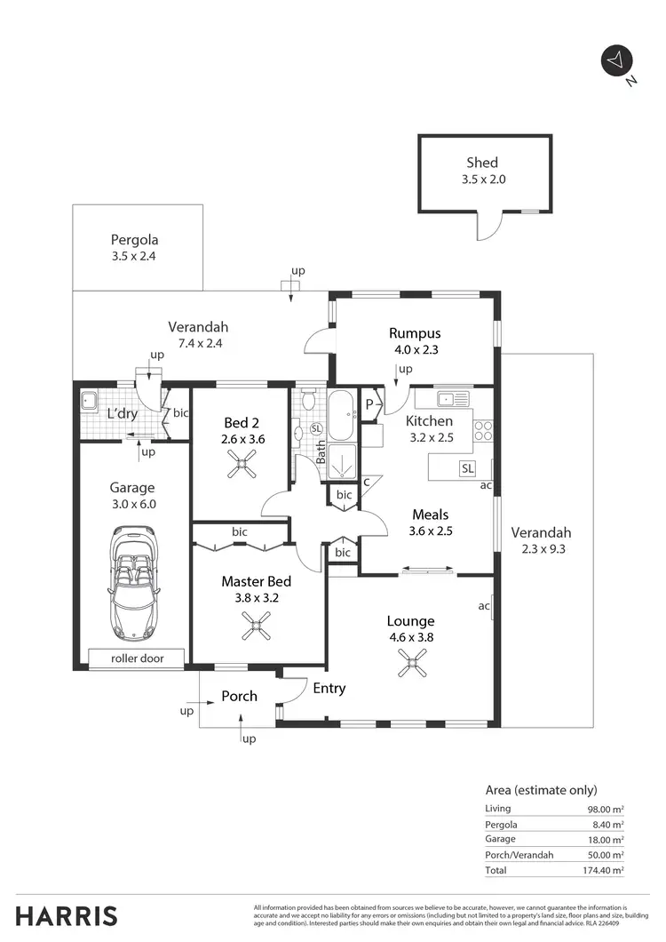 Floorplan of Homely unit listing, 95 Beafield Road, Para Hills West SA 5096