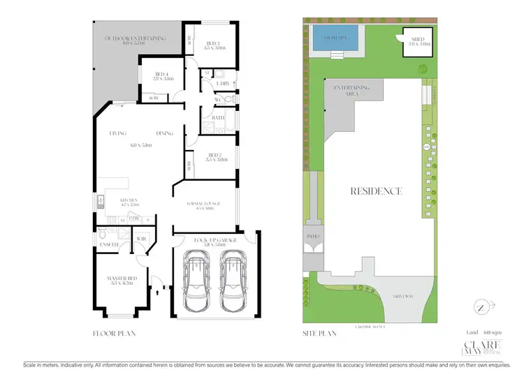 Floorplan of Homely house listing, 165 Lakeside Avenue, Springfield Lakes QLD 4300