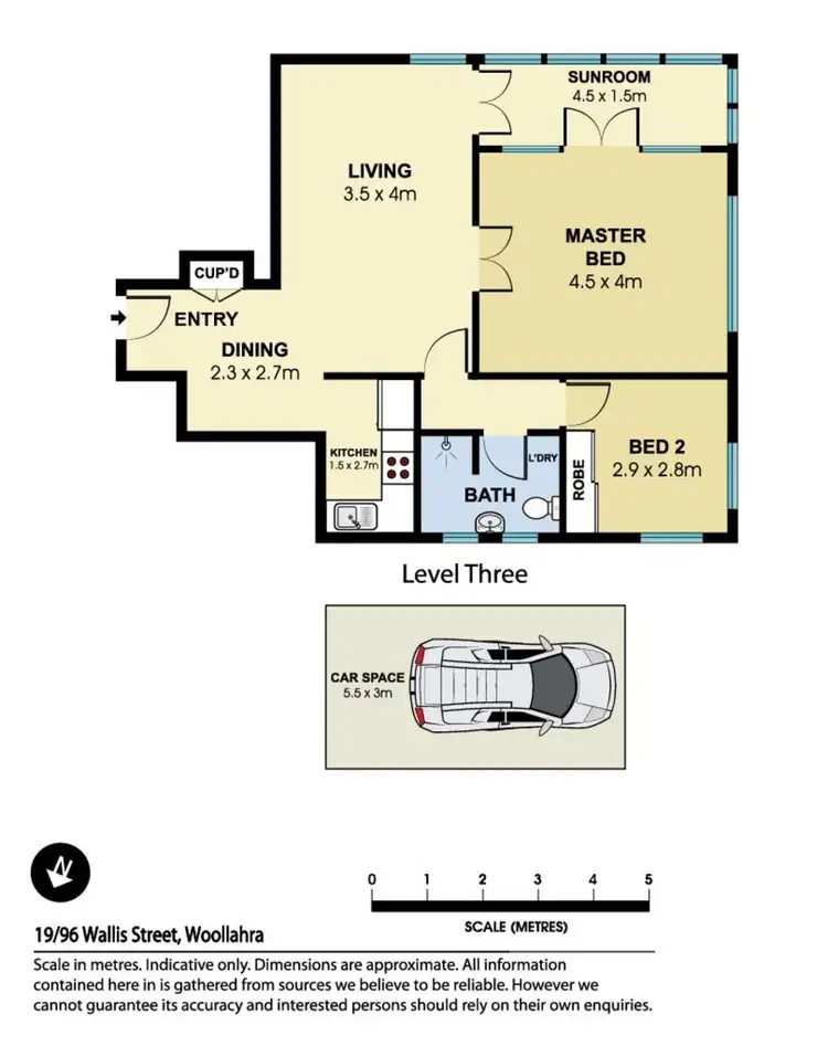 Floorplan of Homely apartment listing, 19/96 Wallis Street, Woollahra NSW 2025
